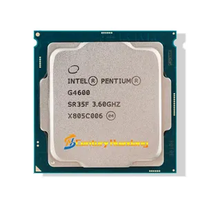 Processador intel cpu, processador intel cpu g4600 sr35f 3.5ghz lga1151 51w qual-core desktop