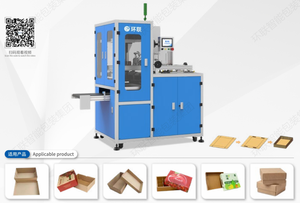 E-com Shipping Box Erector Former Tray Punnets Folding Closing Tray <strong>Forming</strong> <strong>Machine</strong> with Glue Display Box Former <strong>Machine</strong> - Product Image 5