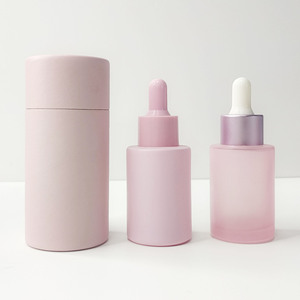 Round Oil Serum Glass <b>Dropper</b> <b>Bottle</b> 20ml 30ml Eye Rose Gold <b>Dropper</b> Glass <b>Dropper</b> <b>Bottle</b> - Product Image 1