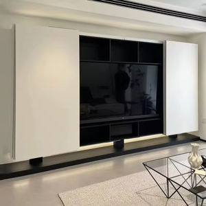 Mécanisme de porte coulissante parallèle robuste, quincaillerie de meuble encastrée coplanaire, système de fermeture amortie en alliage d'aluminium, glissement fluide et silencieux - Product Image 5