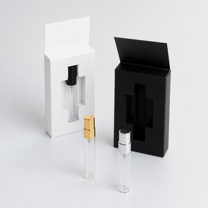 Pocket Travel Size Clear 3ml 5ml 10ml Mini Empty Glass Vial Perfume Spray <b>Bottle</b> <b>Small</b> With Packaging Paper Box - Product Image 4