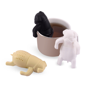 ที่กรองชารูปสัตว์ซิลิโคนรูปปั๊กน่ารักแบบกำหนดเอง - Product Image 6