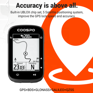 Computadora para Bicicleta COOSPO CS500, Velocímetro GPS Inalámbrico, Odómetro, Impermeable, para Ciclismo - Product Image 4