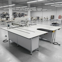 Máquina de Coser CNC con Rotación de Cabezal de 360 Grados, Gran Área de Costura, Cambio Automático de Moldes