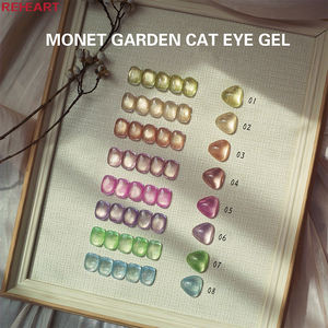 완전한 매니큐어 유기농 마그네틱 매니큐어 통기성 한국 무독성 개인 라벨 고양이 눈 젤 기회 기성품 - Product Image 2
