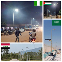 Lampadaire LED AC extérieur étanche IP65 en aluminium à haut lumen pour parking et rue publique, 50W 100W 150W 200W