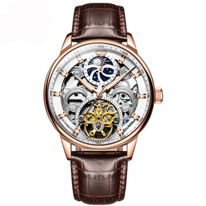 Reloj Mecánico Automático de Diseño Dorado de Lujo para Hombre, Reloj de Vestir Elegante para Negocios, Relojes Automáticos para Hombre - Product Image 4