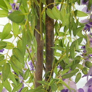 Árbol de Glicinia Artificial con Flores y Follaje, Planta Artificial de Plástico y Seda Ecológica <span class=keywords><strong>para</strong></span> Hogar, Exteriores, Mesa, Espacio, Tamaño Personalizable - Product Image 5