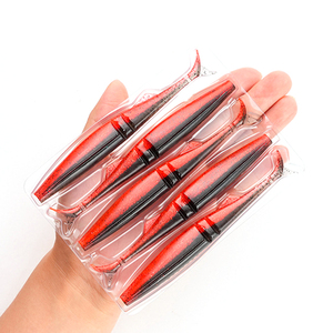 12cm/10g đa phần t đuôi mềm Bug lure cho miệng lớn bass và crappie câu cá mềm lure cho nước mặn câu cá - Product Image 4