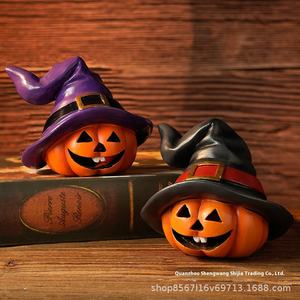 Decoraciones <span class=keywords><strong>de</strong></span> Resina Pequeñas Personalizadas Más Vendidas, Adorno <span class=keywords><strong>de</strong></span> Calabaza <span class=keywords><strong>de</strong></span> Halloween para Días Festivos, Accesorios <span class=keywords><strong>de</strong></span> Fiesta <span class=keywords><strong>de</strong></span> Fantasmas <span class=keywords><strong>de</strong></span> Navidad, <span class=keywords><strong>Sombrero</strong></span> <span class=keywords><strong>de</strong></span> <span class=keywords><strong>Bruja</strong></span> - Product Image 3