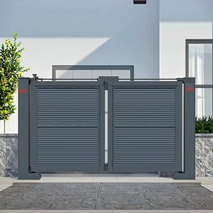 Portail Cantilever Électrique Moderne en Aluminium Pliant pour Villa/Jardin/Cour Extérieure Automatique - Product Image 1