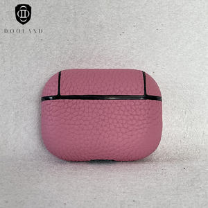 Design élégant en cuir de <span class=keywords><strong>togo</strong></span> véritable pour airpod Pro 3 100% étui en cuir <span class=keywords><strong>housse</strong></span> pour écouteurs pour Apple - Product Image 1