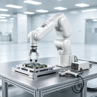 Robot articulé 6 axes 12 kg IP67 ±0,03 mm pour commande, chargement et déchargement de tours et fraiseuses CNC, cellule compacte certifiée CE