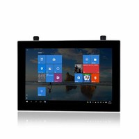 Ordinateur industriel à écran tactile étanche en acier inoxydable de 12,1 pouces, Intel J1900 sans ventilateur, large plage de température, liaison optique