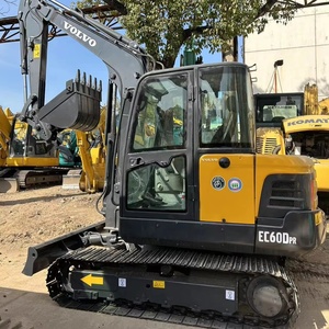 Used Excavator Volvo60 <b>Mini</b> Excavadora Volvo EC60D EC60B EC55D EC55B EC140 Excavator Low Price Volvo EC60 Secondhand Excavator - Product Image 3