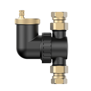 Filtre magnétique 12000 Gauss avec adaptateur en plastique <span class=keywords><strong>noir</strong></span> Chaudière chauffe-serviettes au design moderne pour tapis chauffants au sol - Product Image 1
