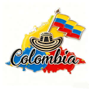 Colombie métal Souvenirs aimant <span class=keywords><strong>de</strong></span> réfrigérateur Souvenir touristique colombien main vent aimant <span class=keywords><strong>de</strong></span> réfrigérateur Bogota colombie aimant <span class=keywords><strong>de</strong></span> réfrigérateur Souvenir - Product Image 3