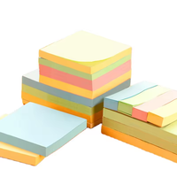 Precio barato 3*3 pulgadas 4 colores Bloc de notas Notas adhesivas Papel Pegatinas índice Publicado Sticky It Bloc de notas