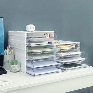 Organisateur de rangement de <span class=keywords><strong>bureau</strong></span> assemblé Boîte à <span class=keywords><strong>tiroirs</strong></span> de rangement A4 Organisateur de <span class=keywords><strong>bureau</strong></span> Rangement de <span class=keywords><strong>bureau</strong></span> pour documents - Product Image 5