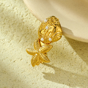 กิ๊บติดผมรูปผีเสื้อประดับมุก - กิ๊บหนีบผมสแตนเลสทรงหอยเชลล์อเนกประสงค์และทันสมัยสำหรับขาย - Product Image 5