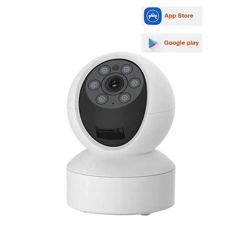 Wide View HD 3MP PTZ Wireless Camera Night Vision App Control Smart Surveillance Security Camera System