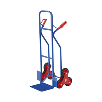 Chariot à main à 6 roues pour monter les escaliers, design pliable, montée et descente des escaliers sans effort