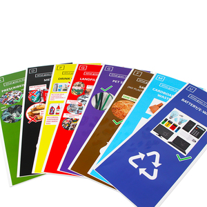 Custom Durable Outdoor UV Resist Recycling Adhesive <strong>Bin</strong> Sticker Printing Fade Resistant Weatherproof <strong>Labels</strong> for <strong>Bins</strong> - Product Image 2