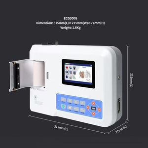 CONTEC Ecg300g Machine Ecg portable à 3 canaux Machine de <span class=keywords><strong>cardiotocographie</strong></span> - Product Image 1