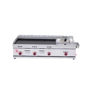 Heavy-Duty Western Pancake Machine with Flat Barbecue and Fryer Hot Plates Category