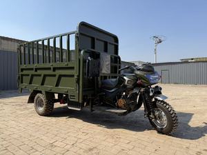 Nouveau modèle 2026 Tricycle motorisé à 3 roues 300CC robuste pour transport de marchandises, déchargement hydraulique automatique, démarrage électrique/à manivelle, 50-70 km/h - Product Image 2