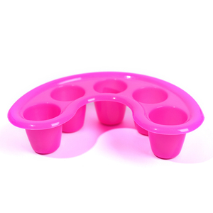 Bol de trempage pour ongles en acrylique à 5 trous, plateau portable pour trempage des doigts, pour le retrait du gel, l'adoucissement des peaux mortes, manucure - Product Image 4