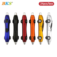 Vente directe usine – Stylo bille créatif en plastique de 1,0 mm en forme de voiture de course avec logo personnalisé, encre noire, cadeau scolaire pour enfants, UV