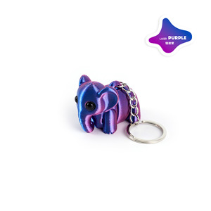 Nouveau Porte-clés Pendentif Caméléon Articulé et Mobile, Simulation Animale, Impression 3D Créative, Accessoires Breloques, Cadeau Jouet - Product Image 1