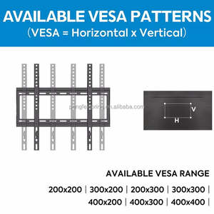 <span class=keywords><strong>Soporte</strong></span> de pared de TV delgado de buena calidad universal <span class=keywords><strong>para</strong></span> 26 ''-55'' pulgadas <span class=keywords><strong>VESA</strong></span> 400*400 MM Placa de panel <span class=keywords><strong>soporte</strong></span> de TV - Product Image 2