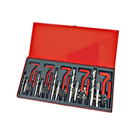 Kit de réparation de filetage HSS Kit de réparation de foret kit d'outils de réparation de filetage métrique 131 pièces