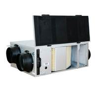 Système de ventilation à récupération de chaleur DECETOMair 600m3/h ERV, unité de ventilation à pression positive, récupérateur HRV, ventilateur d'air frais bidirectionnel