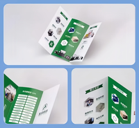 Impression de brochures pliées personnalisées OEM, couleur pleine, A4 A5, papier brillant mat, vente en gros, dépliant promotionnel, usine de fabrication de prospectus