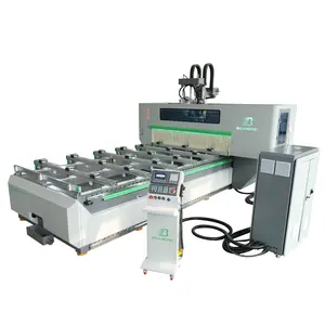 Wood Work CNC Router 1300*3000mm PTP CNC Router wood drilling machine center With CNC Drilling Boring Head