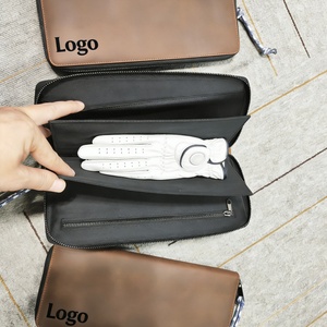 Étui de rangement pour gants de golf en cuir véritable Boshiho, étui de protection pour gants, sac de rangement imperméable de qualité supérieure pour accessoires de golf - Product Image 3