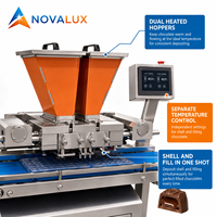 Nouvelle machine multifonctionnelle pour la fabrication de chocolat, déposeur de garniture centralisée à une seule dose, alimentation par prise, garantie 1 an pour un fonctionnement automatique