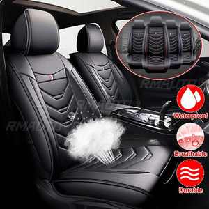 Fundas de Asiento Delantero de Cuero PU para Automóviles, Cojín Protector Universal para Asientos Delanteros - Product Image 1