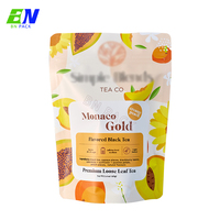 Sachets de thé en gros, qualité alimentaire, thermoscellage, impression numérique, MOQ 100 pièces, motifs multiples, surface mate, pochette refermable avec fermeture éclair