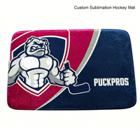 Tapis de vestiaire de hockey personnalisé en gros, tapis de sol antidérapant absorbant pour l'entrée des vestiaires