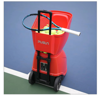 Robot Lanzador de Pelotas de Pickleball Profesional PUSUN PT-9001, Portátil, con Control Remoto ABS, Batería de Litio de Alta Velocidad, para Entrenamiento