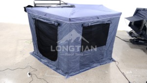 Auvent mural 270 degrés en Oxford 420D avec fermeture éclair SBS, moustiquaire 110G, bouton Olive, 2M x 2.5M, 9 couleurs, OEM, imperméable, pour enclos de camping - Product Image 3
