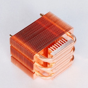Kupfer-Kühlkörper mit Heatpipe Anpassbarer PC-Kupfer-Kühlkörper - Verarbeitungsdienstleistungen Inklusive Schneiden und Schweißen - Product Image 4