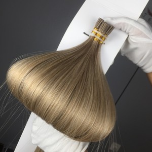 จัสมินบิวตี้ ขายส่ง ต่อผมแท้แบบ I-Tip 100% เคอราติน ทิปตรง สไตล์ดับเบิ้ลดรอน ผมจากเวียดนาม - Product Image 3