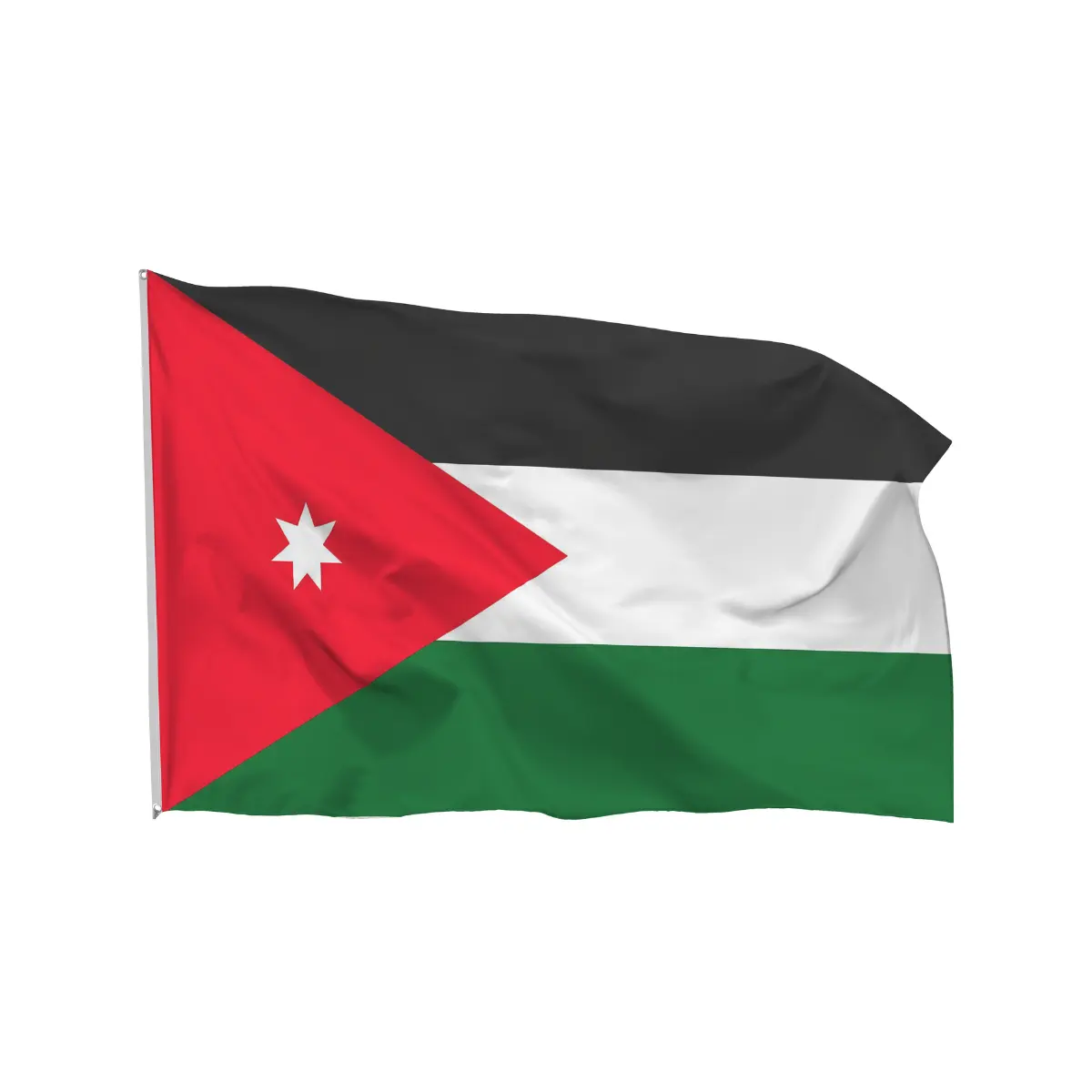 New Custom Logo Design 3x5Ft 90x150cm Digital Printing 100% Polyester Red Black Green Palestine National Country Flag