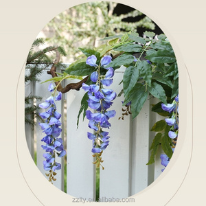 ผนังดอกวิสทีเรียประดิษฐ์กันรังสียูวี สำหรับตกแต่งทางเดิน ฉากหลังถ่ายรูป และจัดงานแต่งงาน - Product Image 3