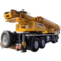 Grue mobile hydraulique d'occasion QY50K5D de 50 tonnes, modèle 2022, hauteur de levage 61,5 m, avec moteur, boîte de vitesses, pompe et roulement